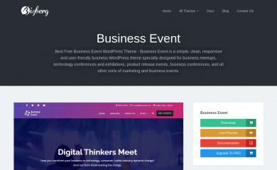 Business Event screenshot