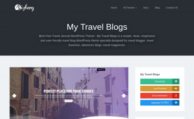 My Travel Blogs screenshot