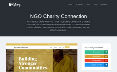 NGO Charity Connection screenshot