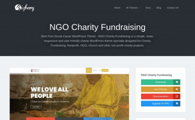 https://bizbergthemes.com/downloads/ngo-charity-fundraising-lite/ screenshot