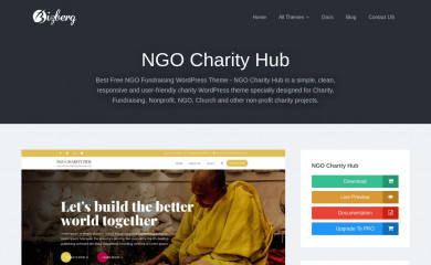 NGO Charity Hub screenshot