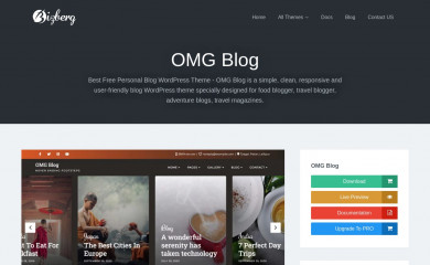 OMG Blog screenshot