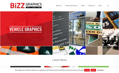 bizzgraphics.ie screenshot