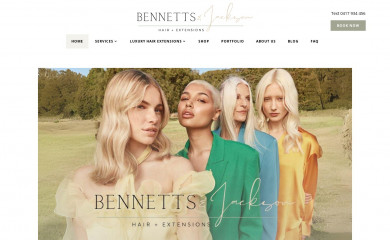 bjhairextensions.com.au screenshot