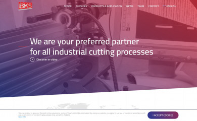 bks-knives.com screenshot