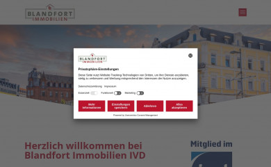 blandfort-immobilien.de screenshot