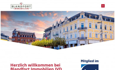 blandfort-immobilien.de screenshot