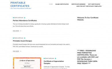 blankcertificates.net screenshot
