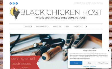 blackchickenhost.com screenshot