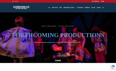blackburndramaclub.co.uk screenshot