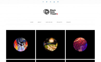 blackholetheatre.com.au screenshot