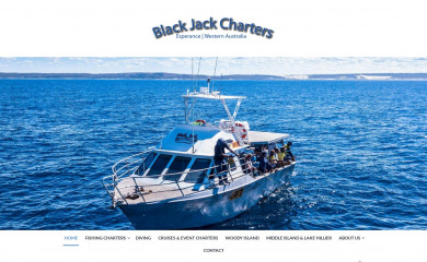 blackjackcharters.com.au screenshot
