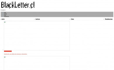 blackletter.cl screenshot