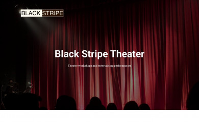 blackstripetheater.com screenshot