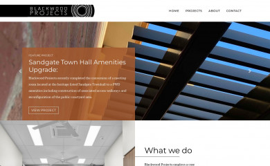 blackwoodprojects.com.au screenshot