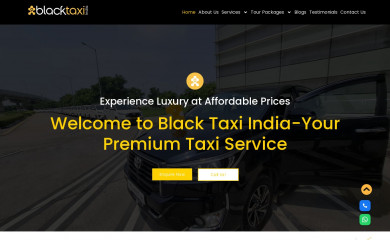 blacktaxi.in screenshot