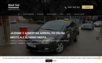 blacktaxihe.sk screenshot