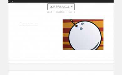 blakspotgallery.com screenshot