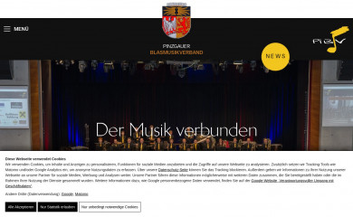 blasmusik-pinzgau.at screenshot