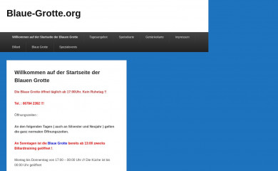 blaue-grotte.org screenshot