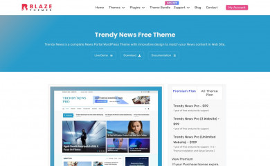 https://blazethemes.com/theme/trendy-news-free/ screenshot