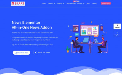 News Elementor screenshot