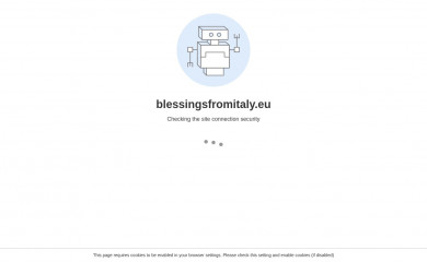 blessingsfromitaly.eu screenshot