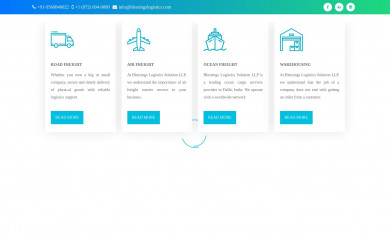 blessingslogistics.com screenshot