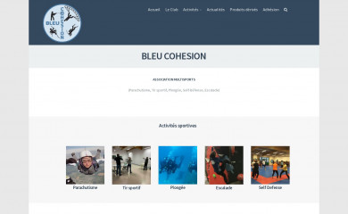bleu-cohesion.fr screenshot