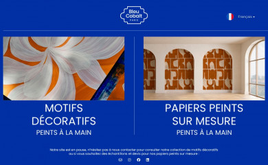 bleucobalt.paris screenshot