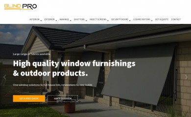 blindpro.co.nz screenshot