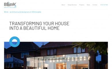 blinkarchitecture.co.uk screenshot