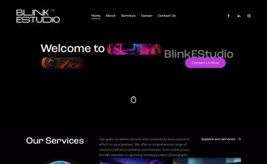 blinkestudio.com screenshot