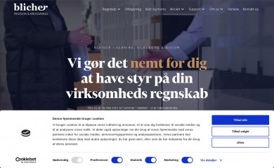 blicher.dk screenshot
