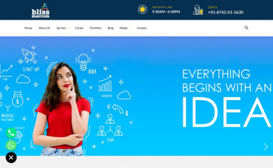 blissmarcom.com screenshot