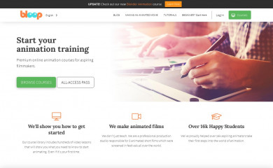 bloopanimation.com screenshot