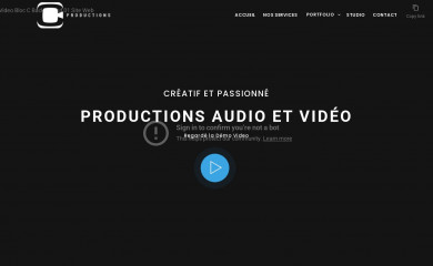 bloccproductions.com screenshot