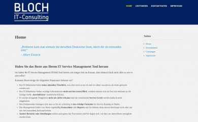 bloch-it-consulting.com screenshot