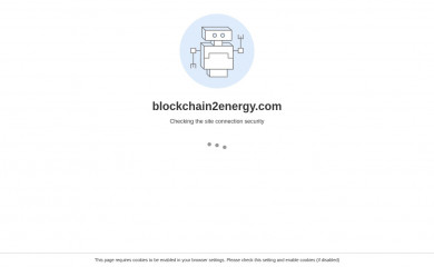 blockchain2energy.com screenshot