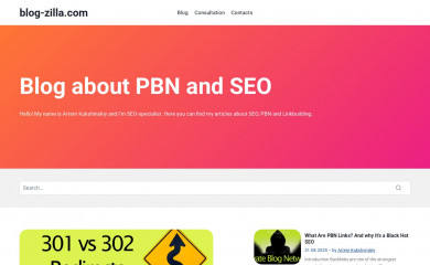 blog-zilla.com screenshot