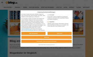 blog.de screenshot