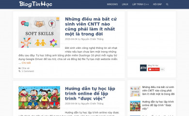 http://blogtinhoc.vn screenshot