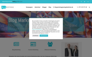 blogvertising.de screenshot