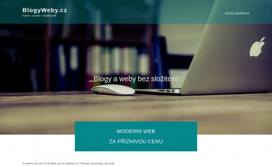 blogyweby.cz screenshot