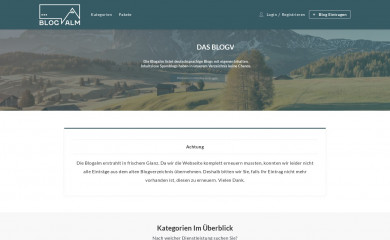 blogalm.de screenshot
