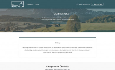 blogalm.de screenshot