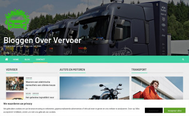 bloggenoververvoer.nl screenshot