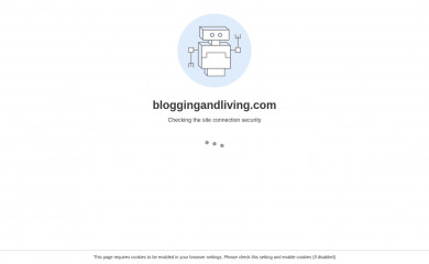 bloggingandliving.com screenshot
