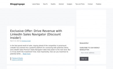 bloggingage.com screenshot