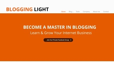 blogginglight.com screenshot